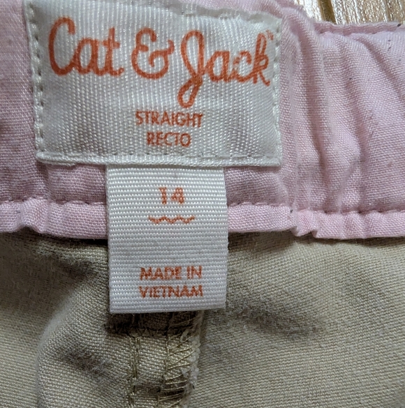 Girls Size 14 Bundle Gap High Stretch Jeggings & Cat & Jack Khaki Chinos - Picture 8 of 10